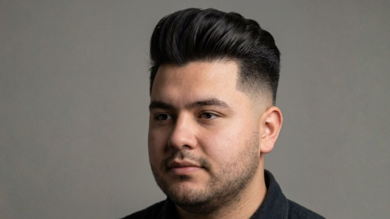potongan rambut pria sesuai bentuk wajah bulat